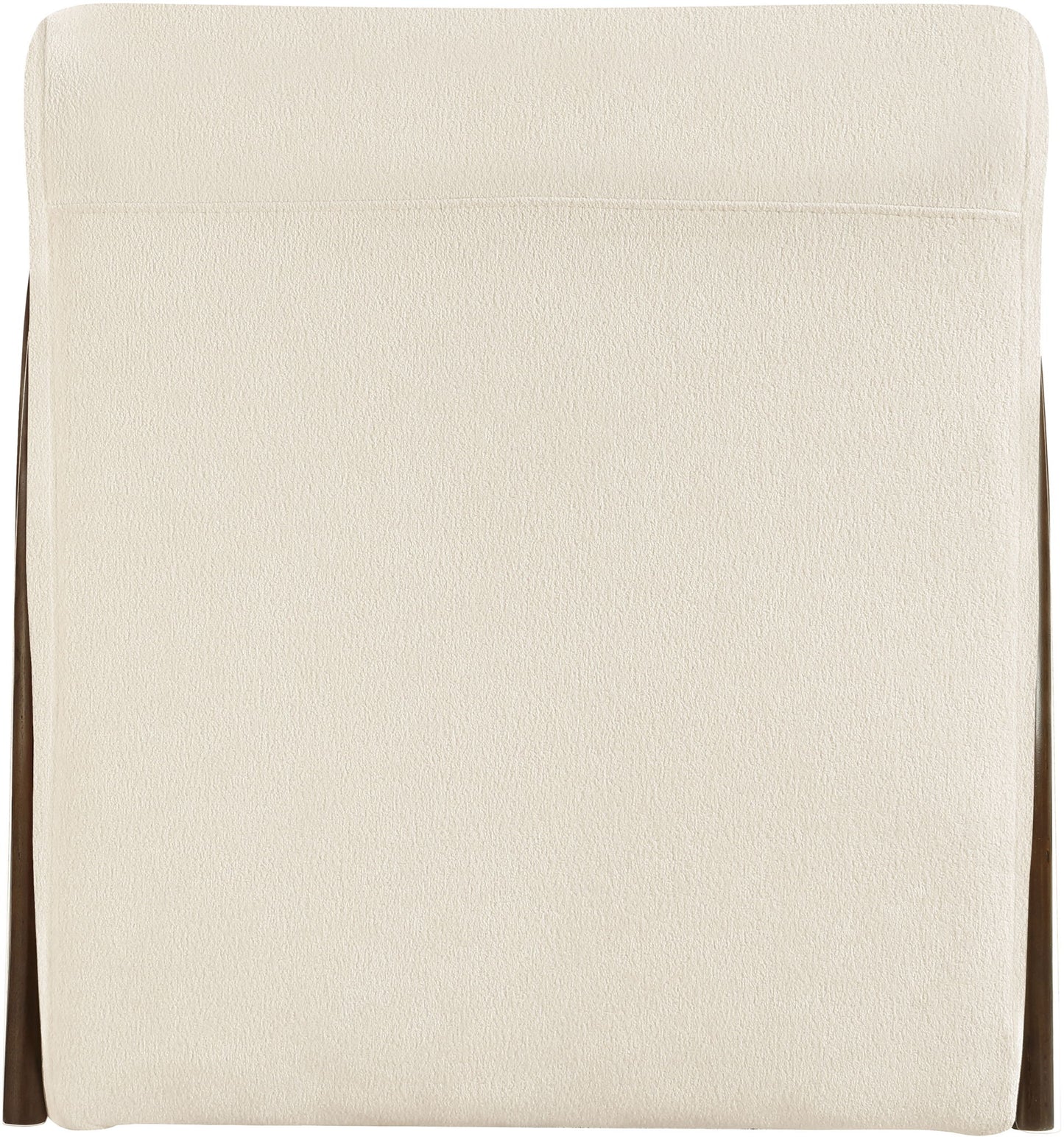 Neria - Chenille Fabric Upholstered Swivel Accent Chair - Painted Brown Base
