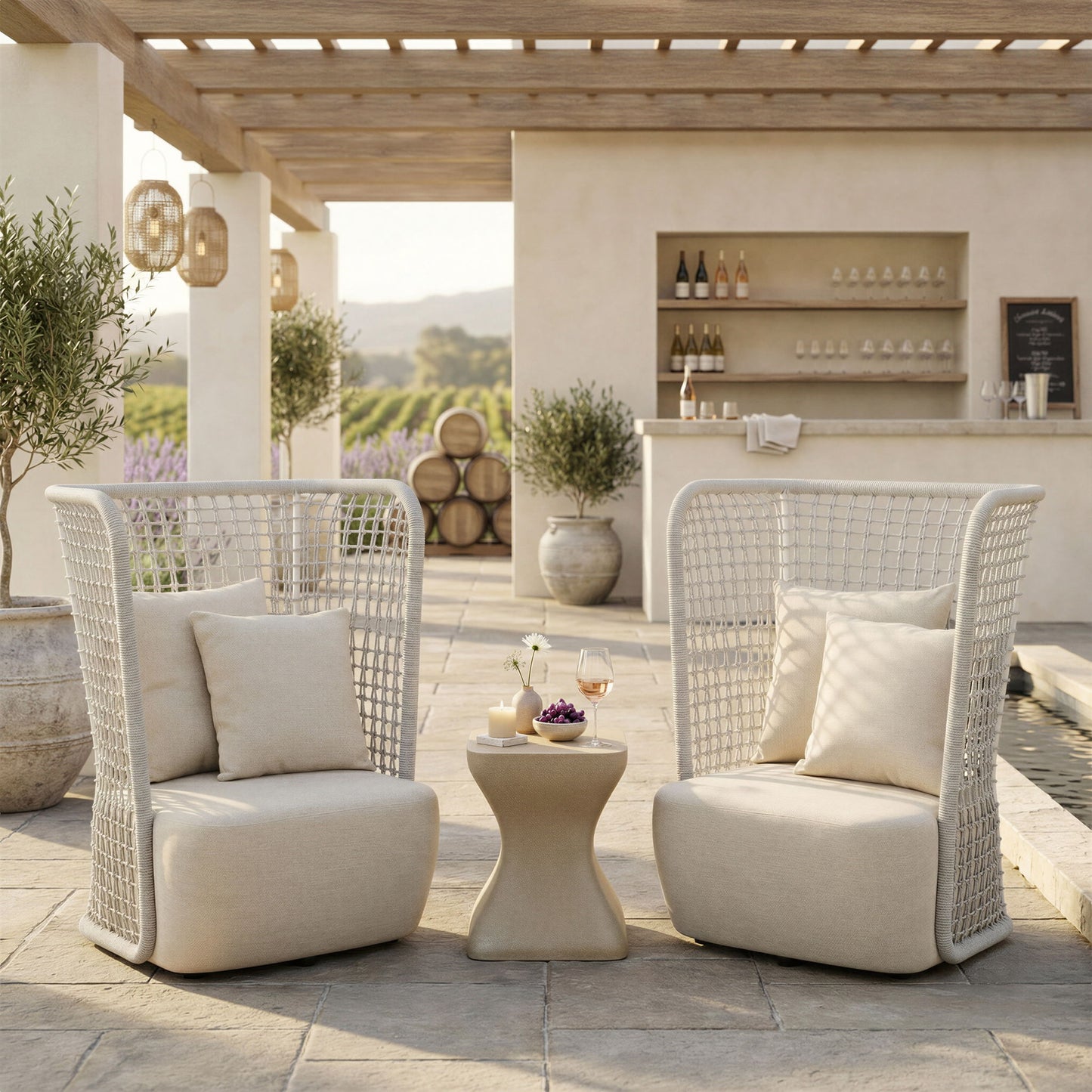 Mura - Side Table - Brown