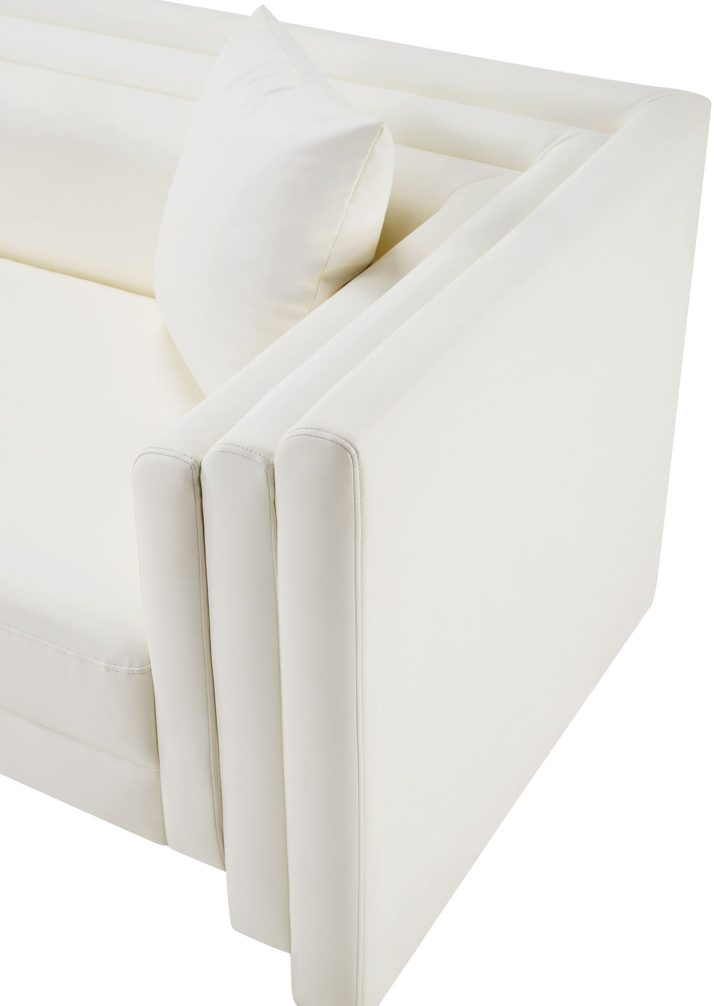 Everett - Vegan Leather Upholstered Loveseat