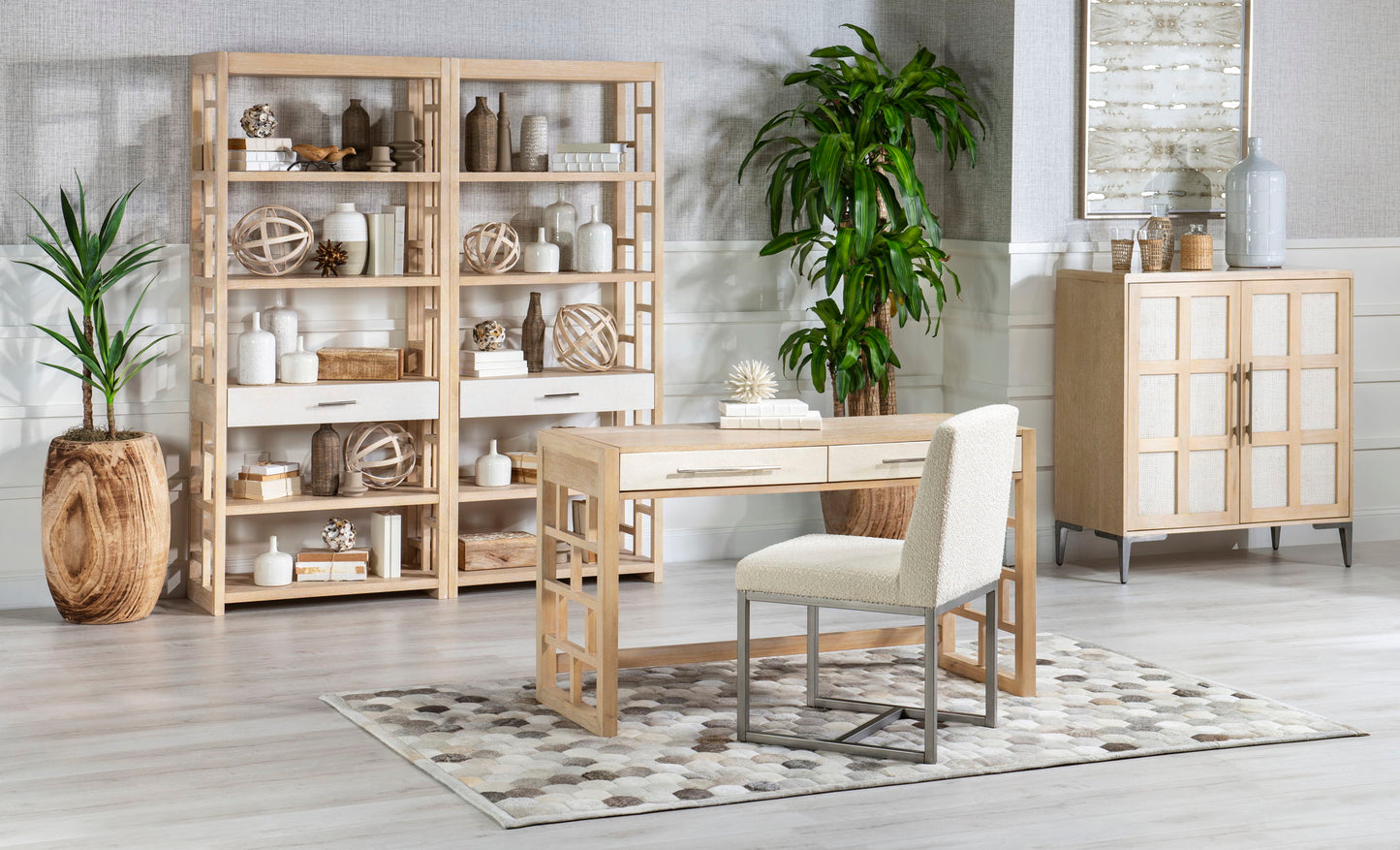 Biscayne - Woven Strap Back Side Chair (Set of 2) - Beige