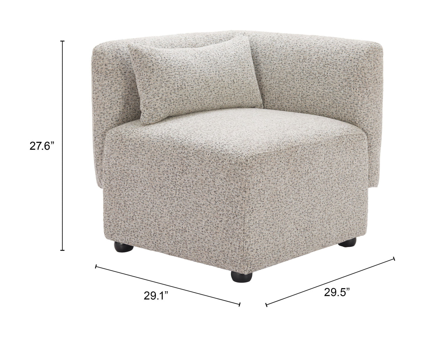 Simu - Corner Chair - Dune Greige