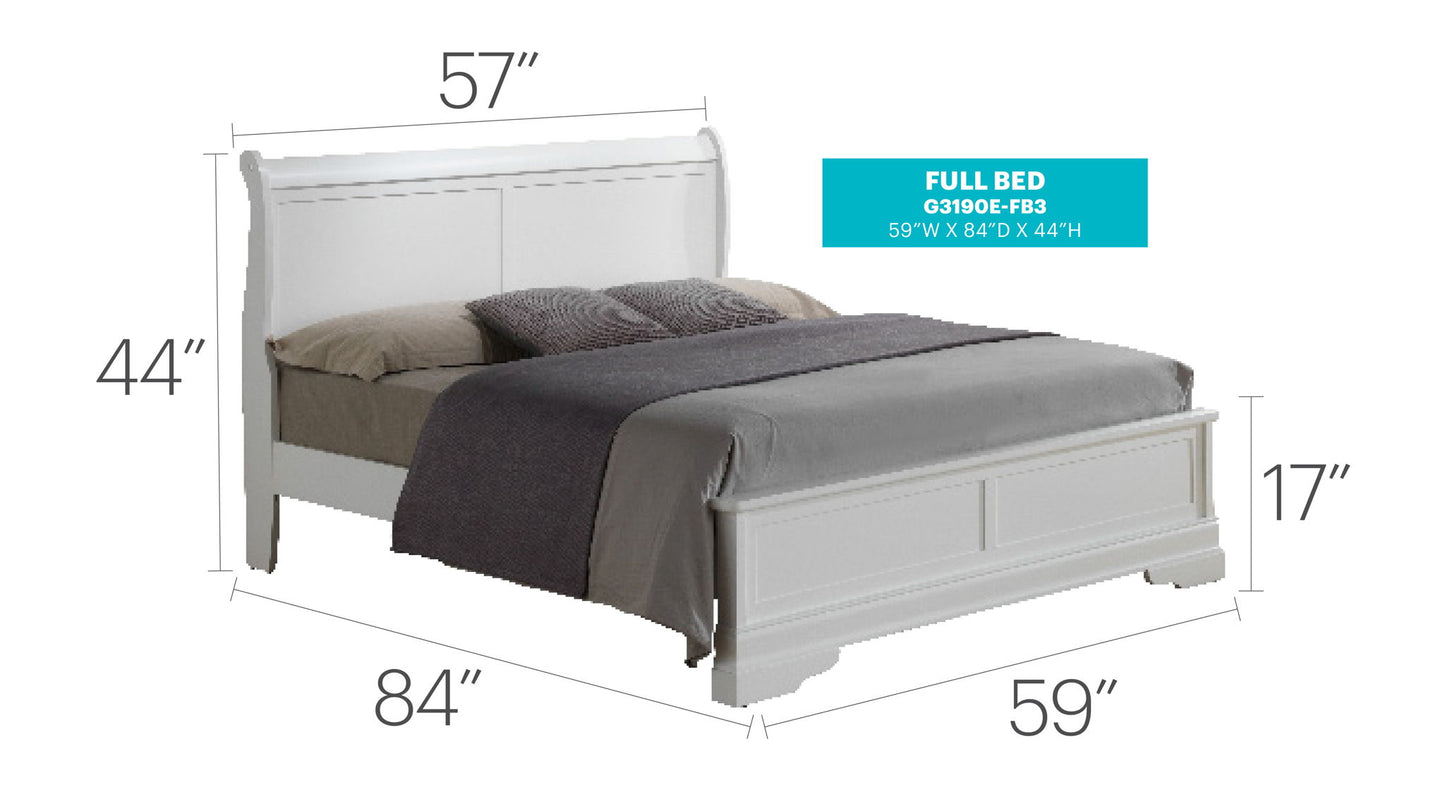 Glory Furniture - Louis Phillipe - Bed