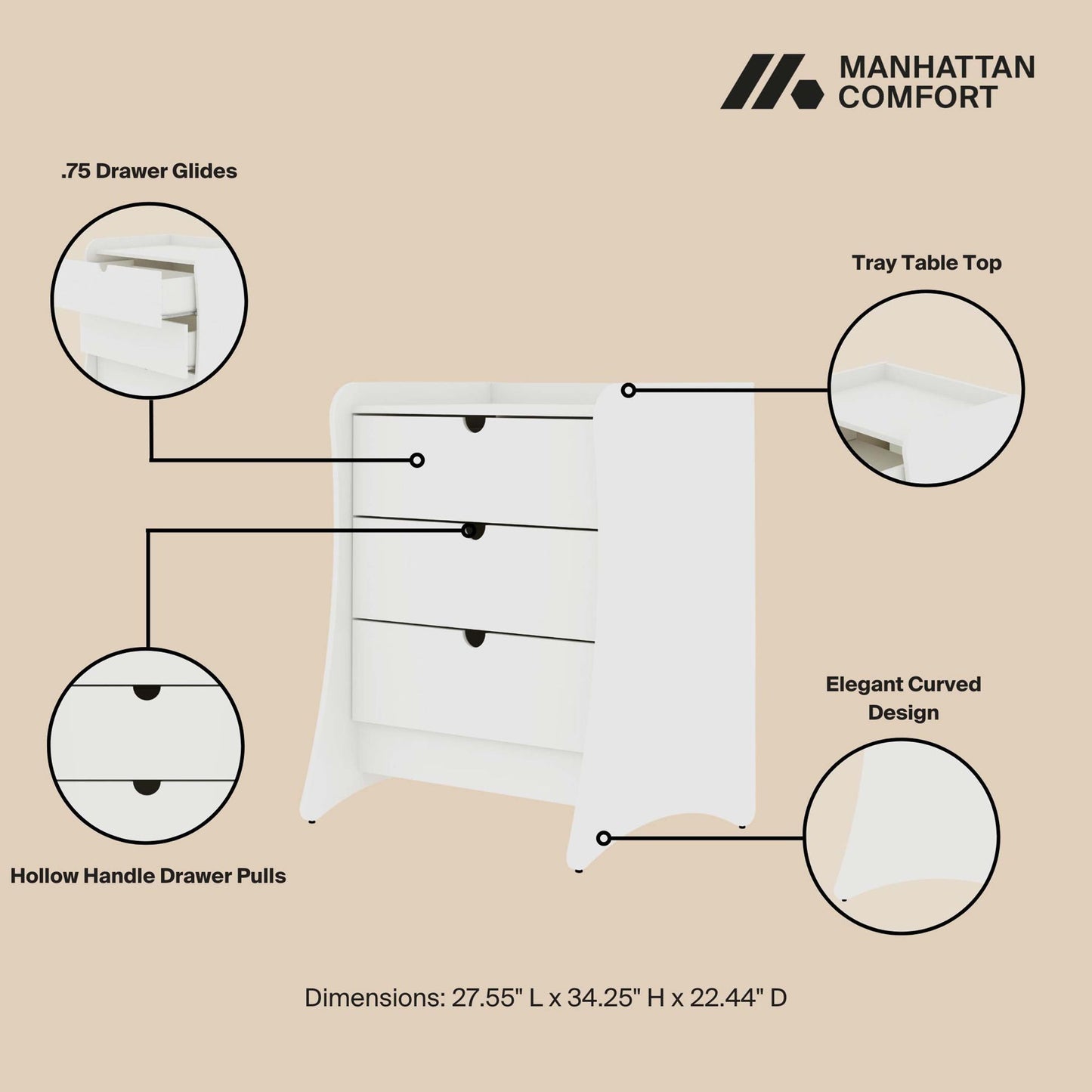 Manhattan Coney - Nightstand