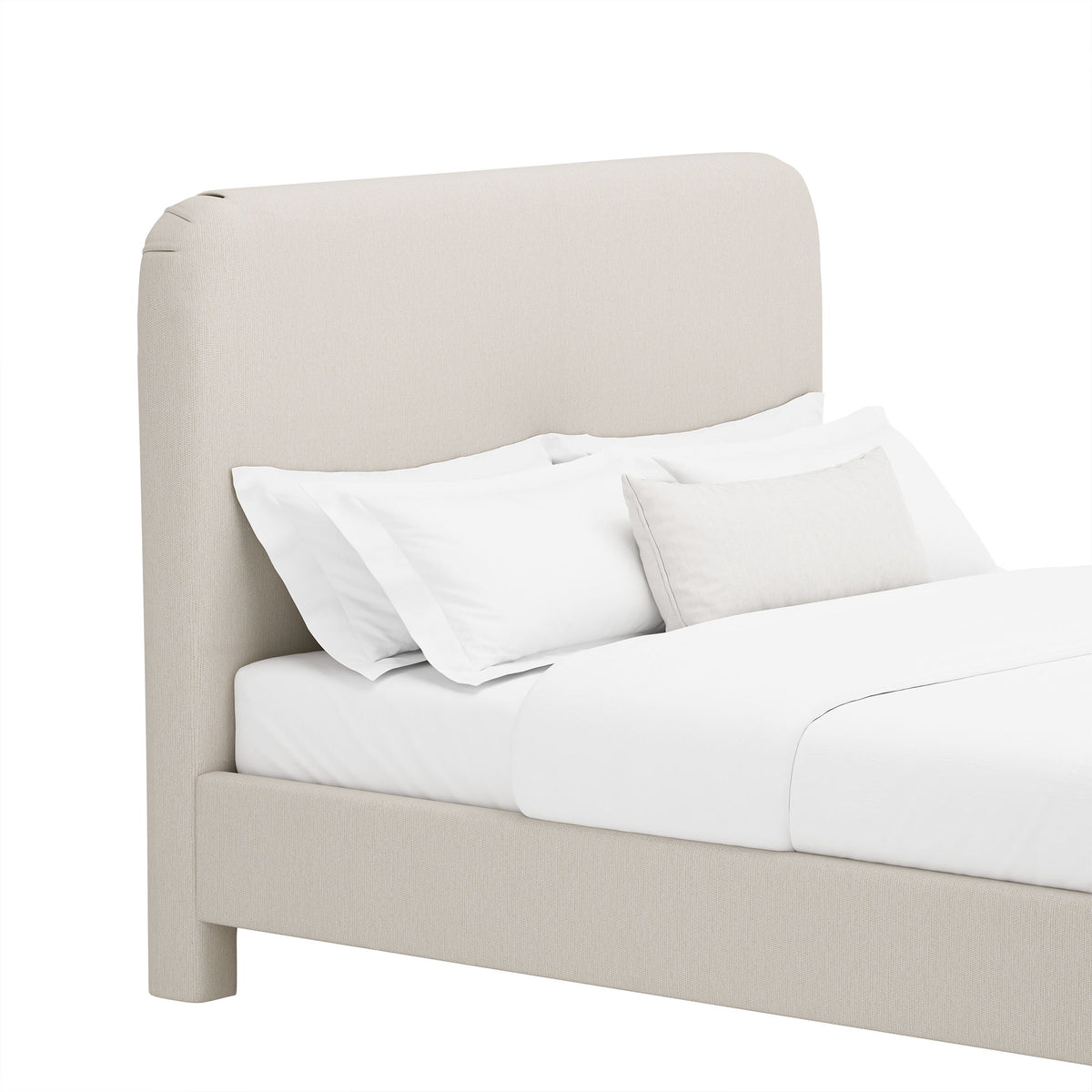 Layton - Rounded Corner Upholstered Bed