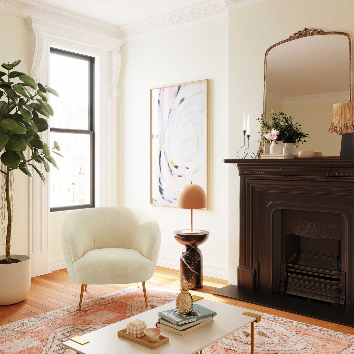 Rue - Marble Side Table