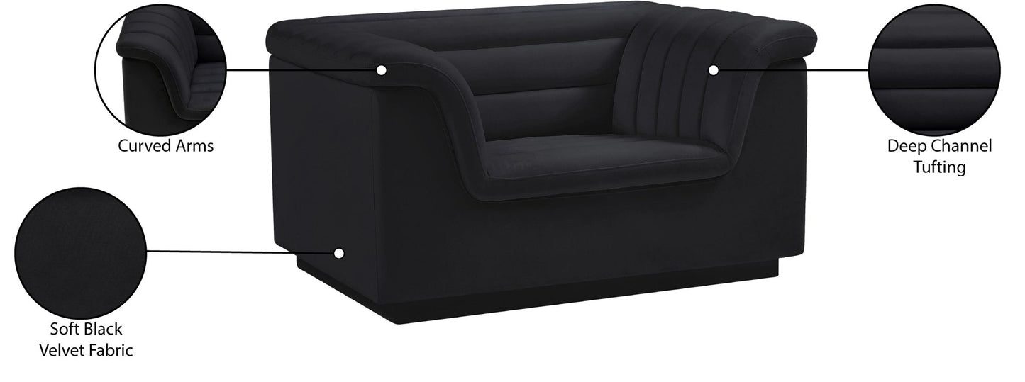 Cascade - Velvet Chair