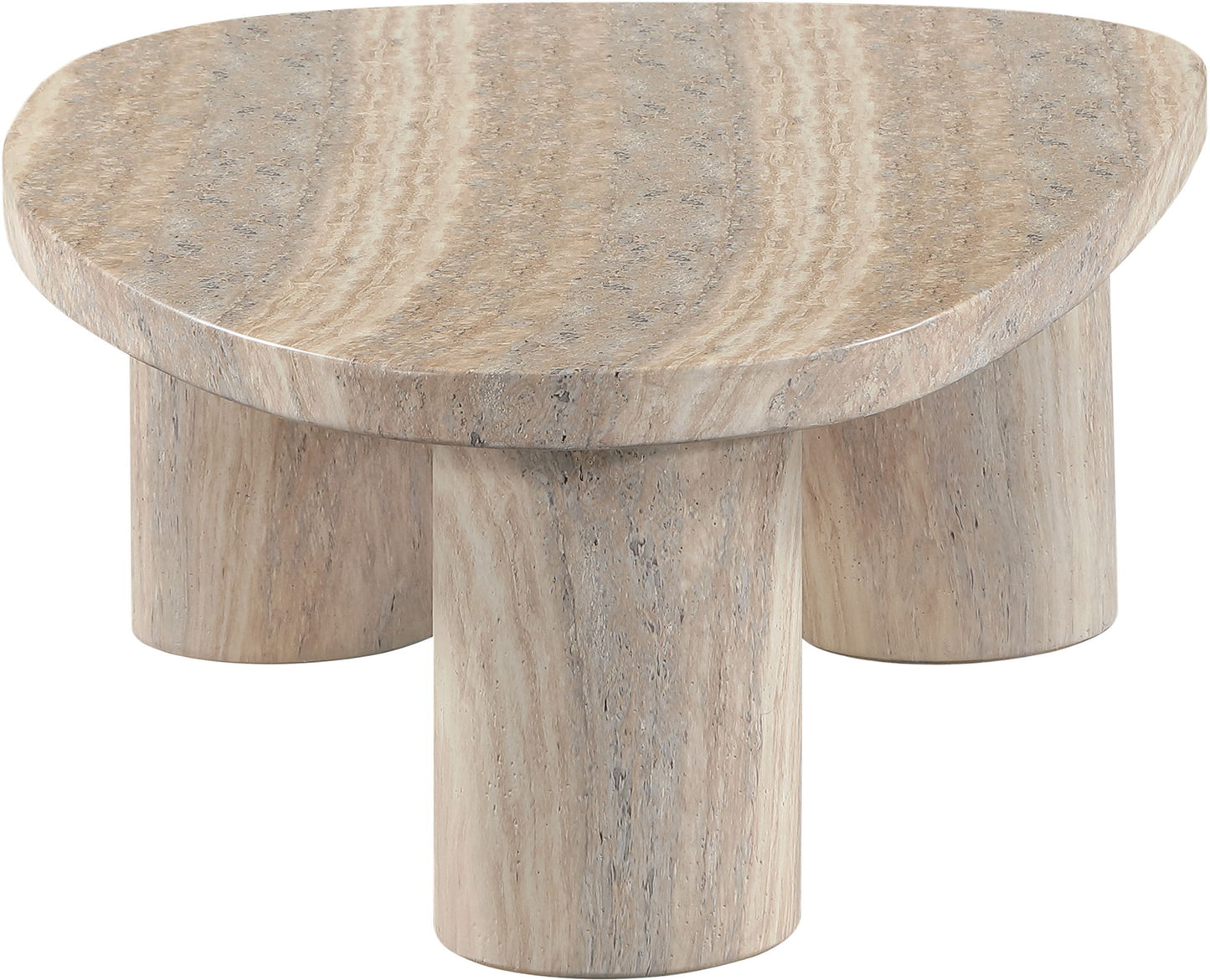 Teramo - Traverine Concrete Indoor/Outdoor Coffee Table