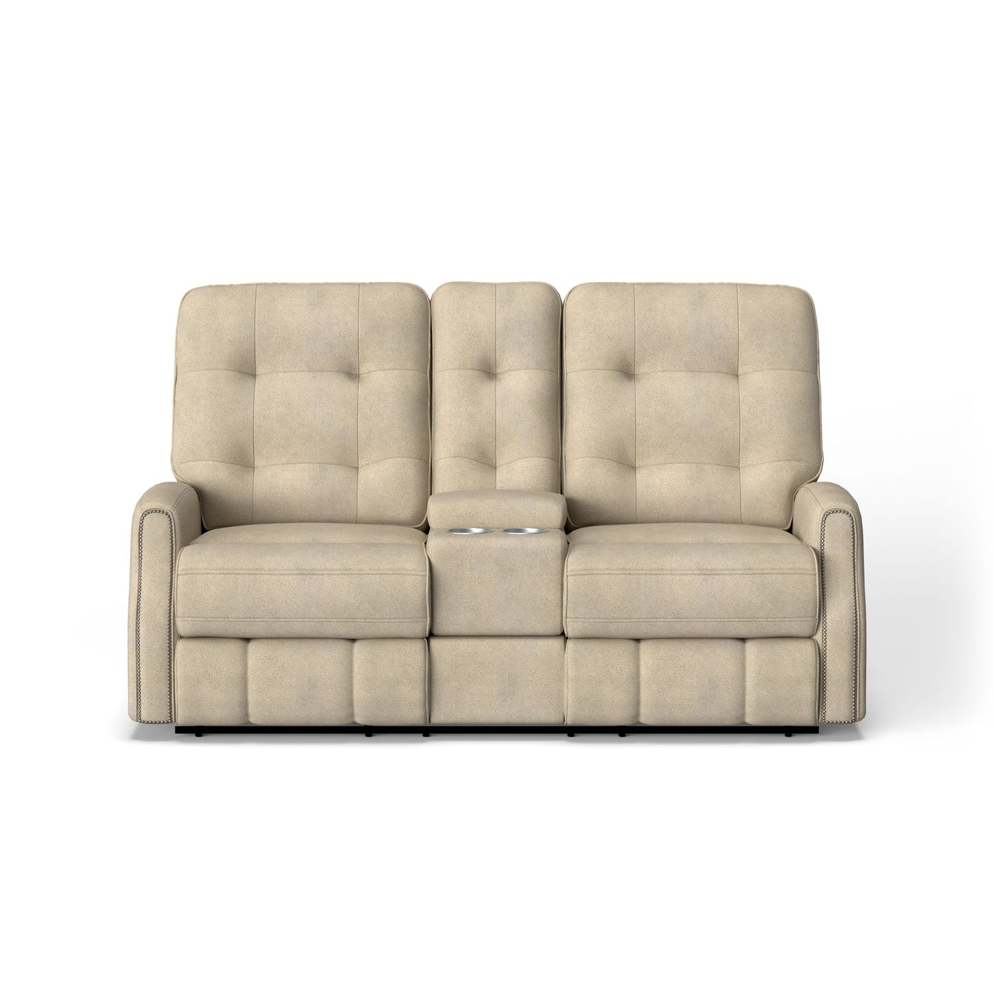 Devon - Reclining Loveseat, Nailhead Trim