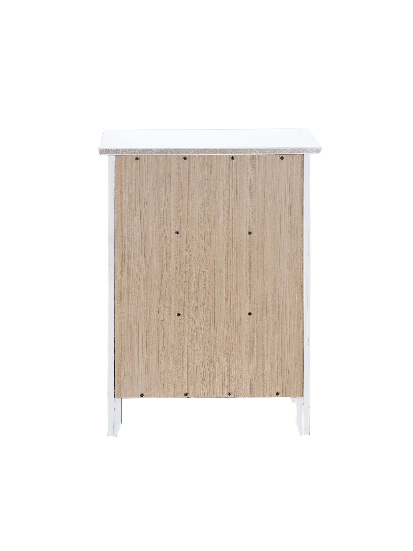 Daniel - 3 Drawer Wood Nightstand - White