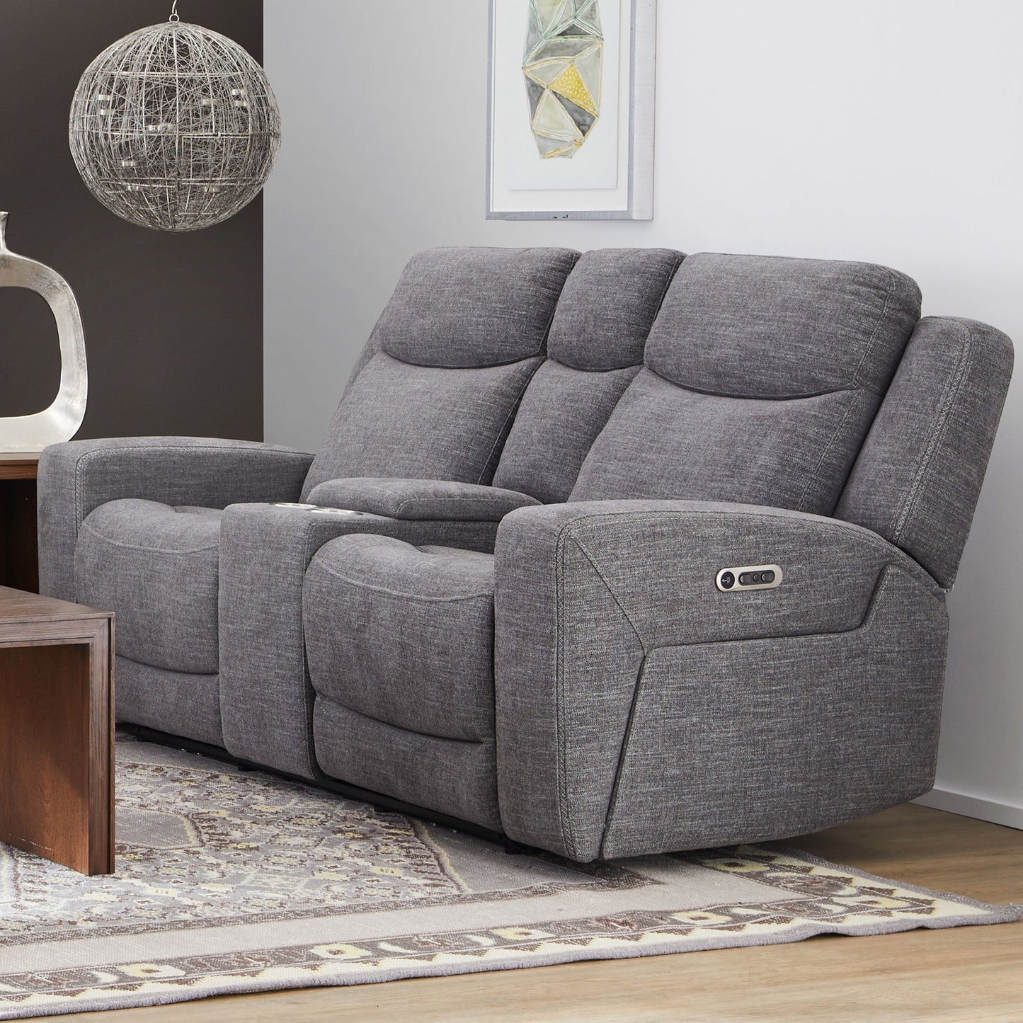 Ridge - Power Reclining Loveseat With Console And Power Headrests