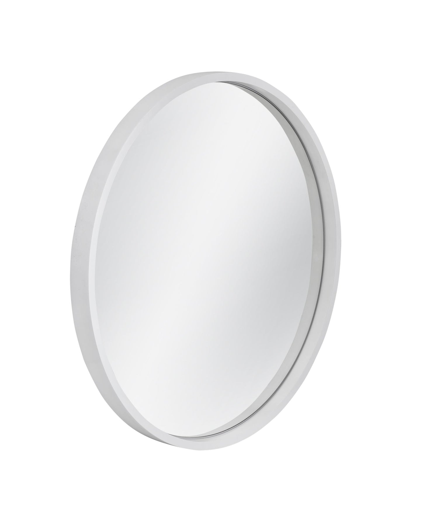 Cyprus - Wall Mirror - Glossy White