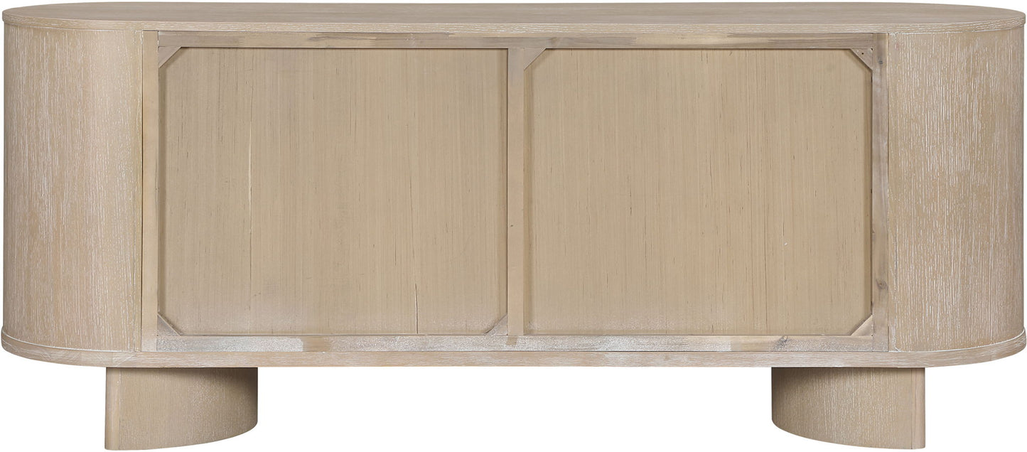 Caldra - Oak Veneer And Solid Wood Sideboard / Buffet