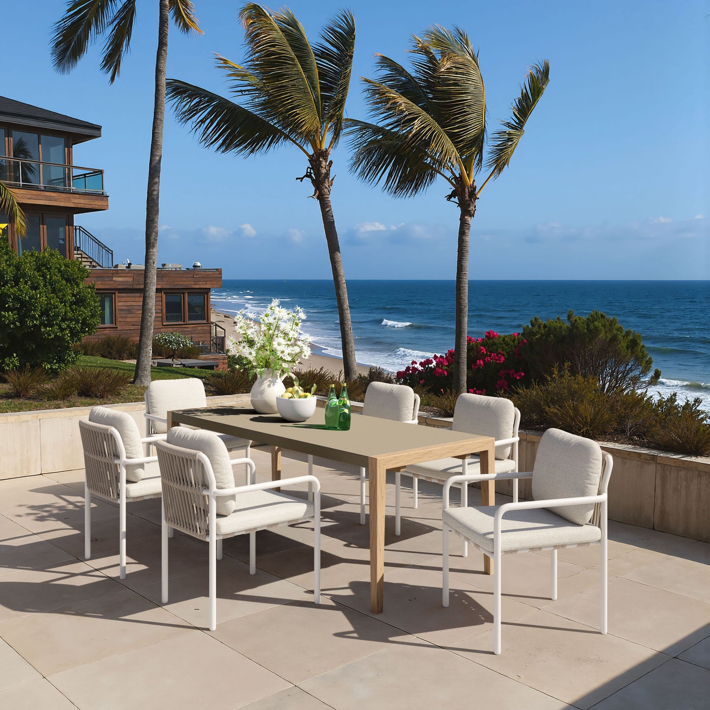 Kata - Outdoor Dining Table - Gray