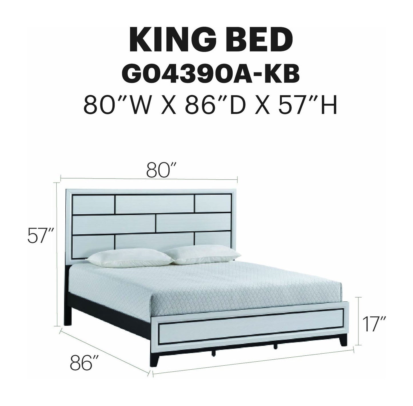 Glory Furniture - Glasgow - Bed