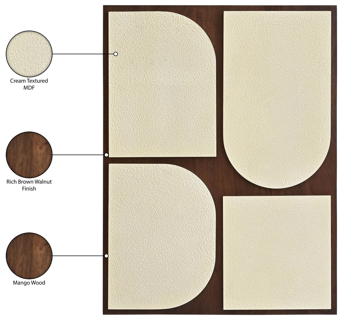 Icon - Mango Wood Wall Decor