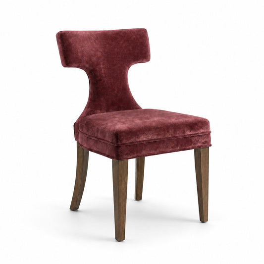 Oliver - Dining Chair (Set of 2) - Burgundy Red