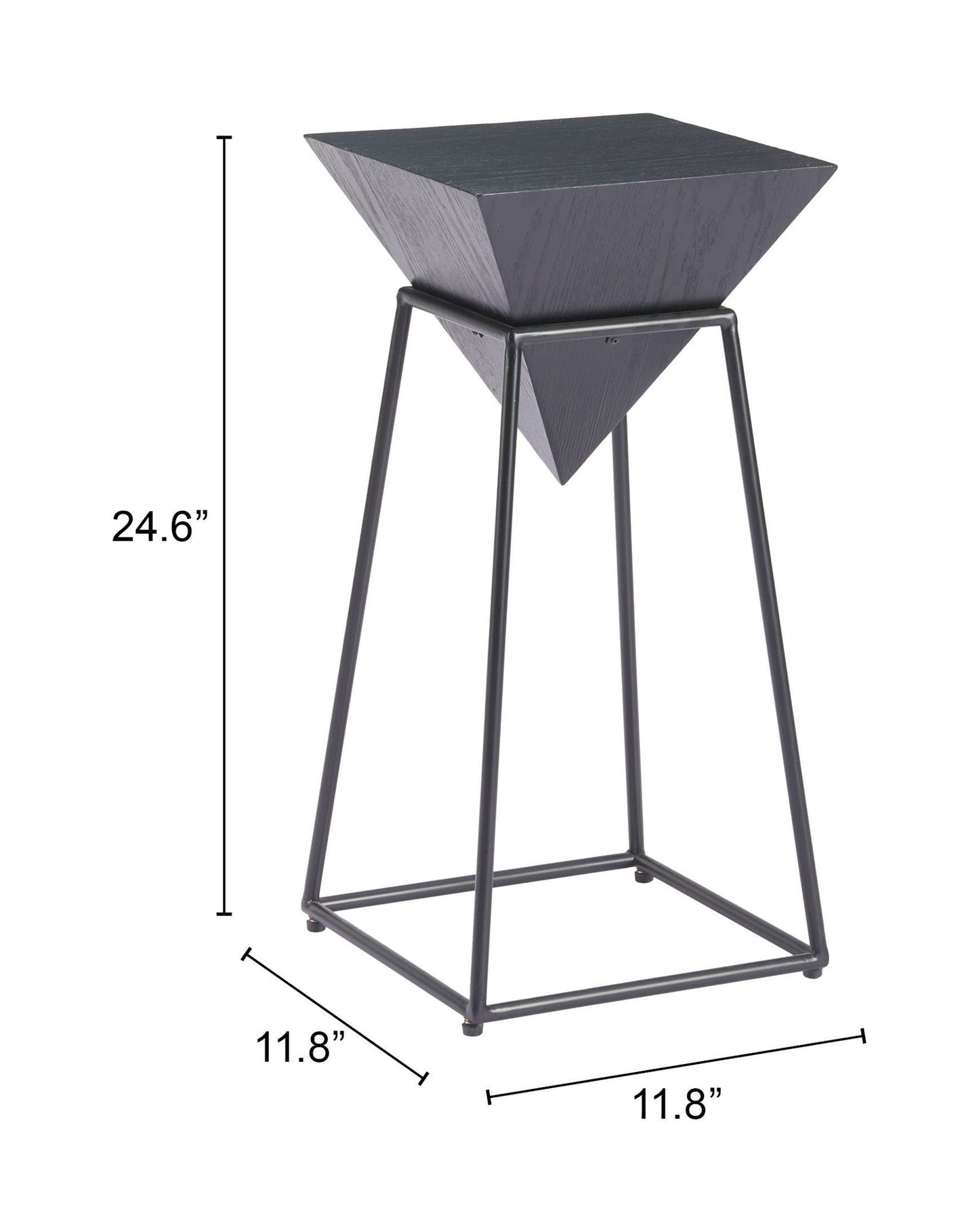 Pira - Side Table - Black