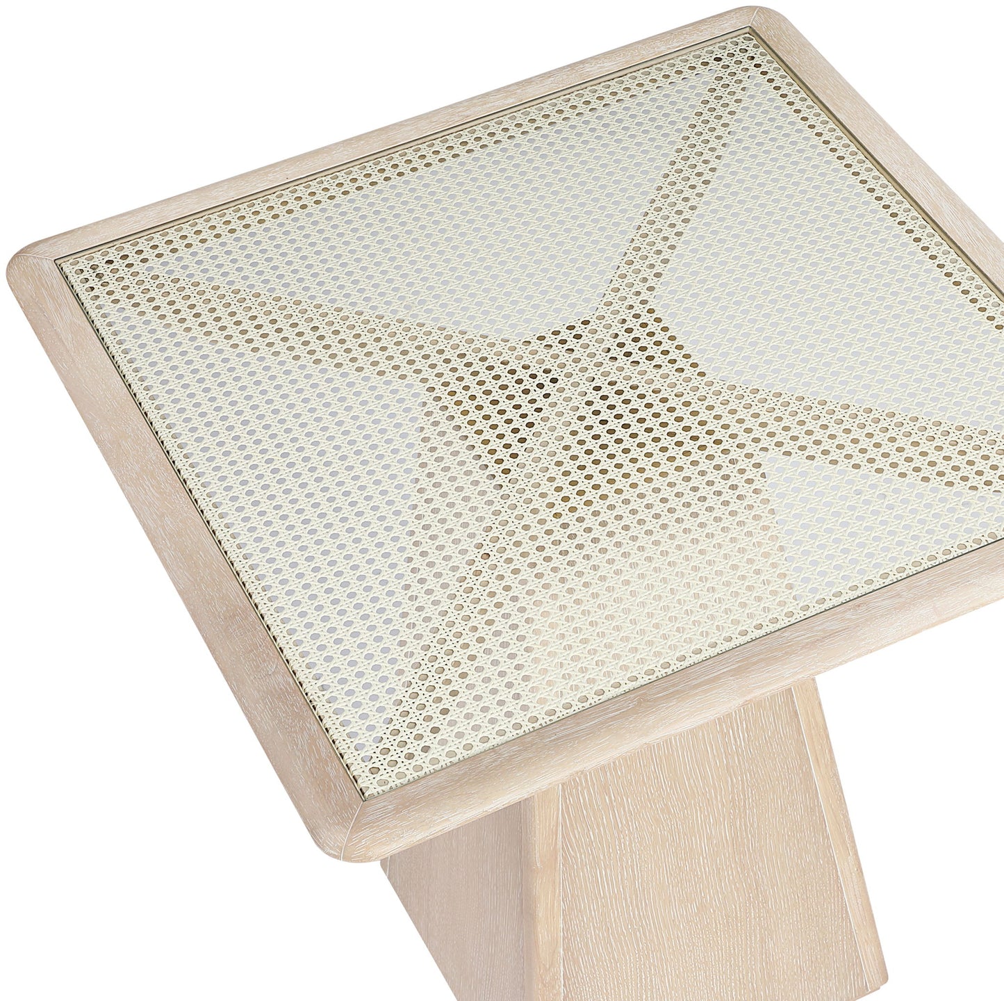 Atrium - Glass Top And Wood Base Dining Table