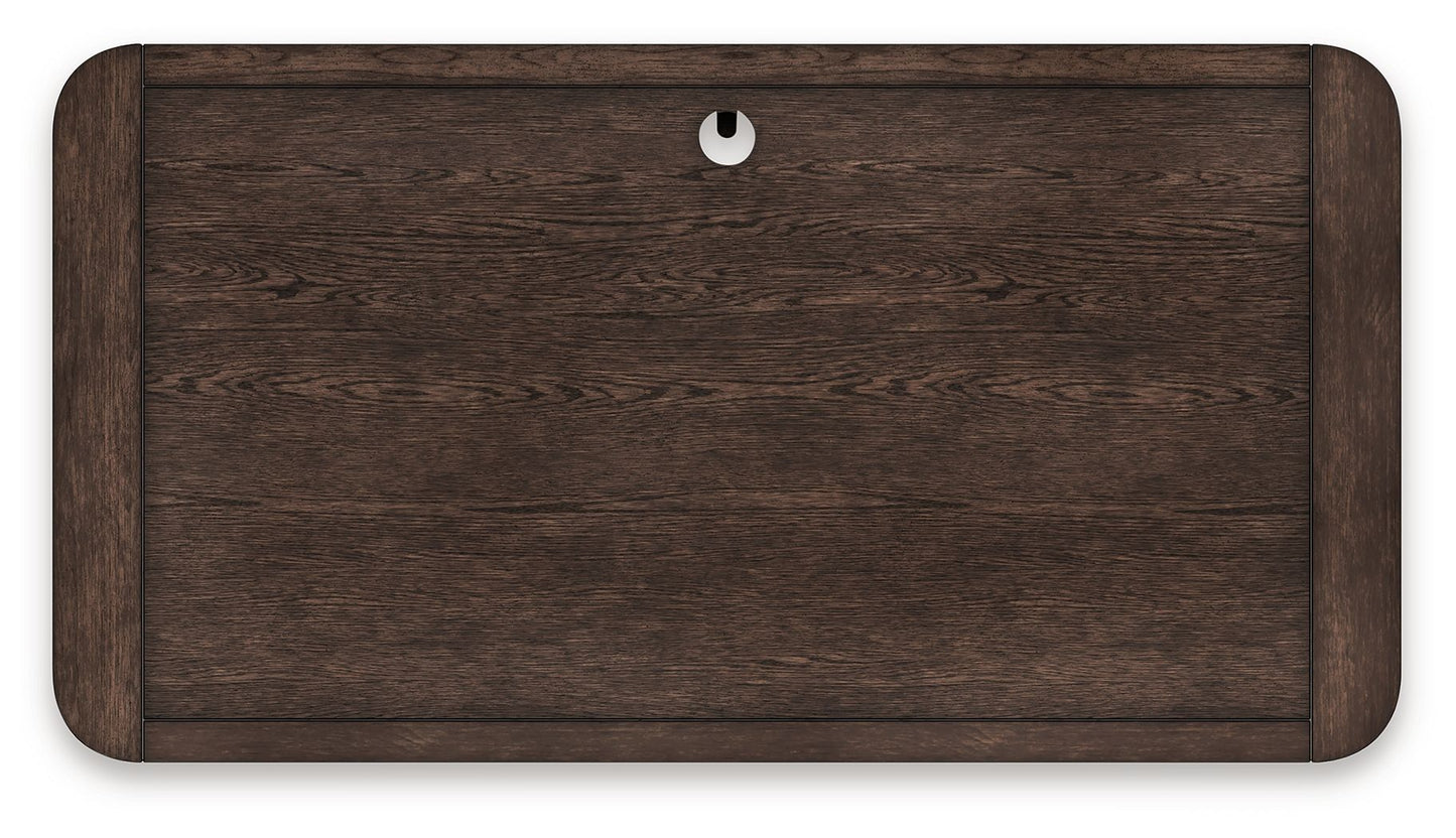 Breckington - Home Office Desk - Dark Brown