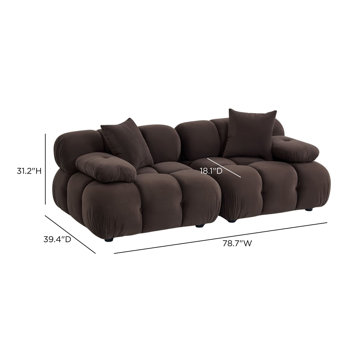 Calliope - Modular Loveseat