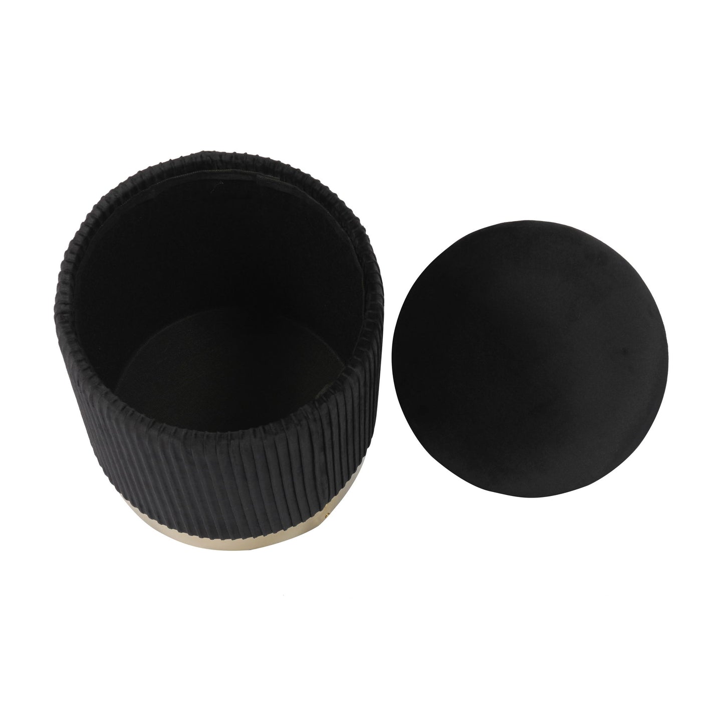 Zoe - Velvet Storage Ottoman