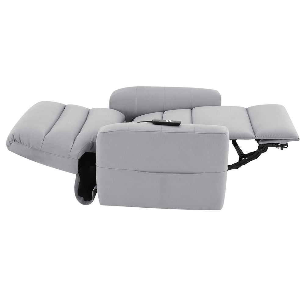Freddie - Power Motion Recliner With Lift - Gray