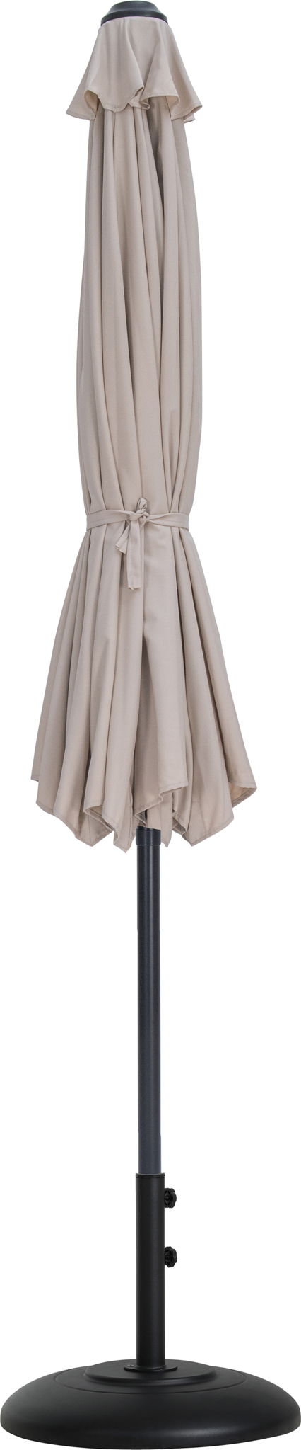 Fiji - Aluminum Patio Umbrella With Round Black Base