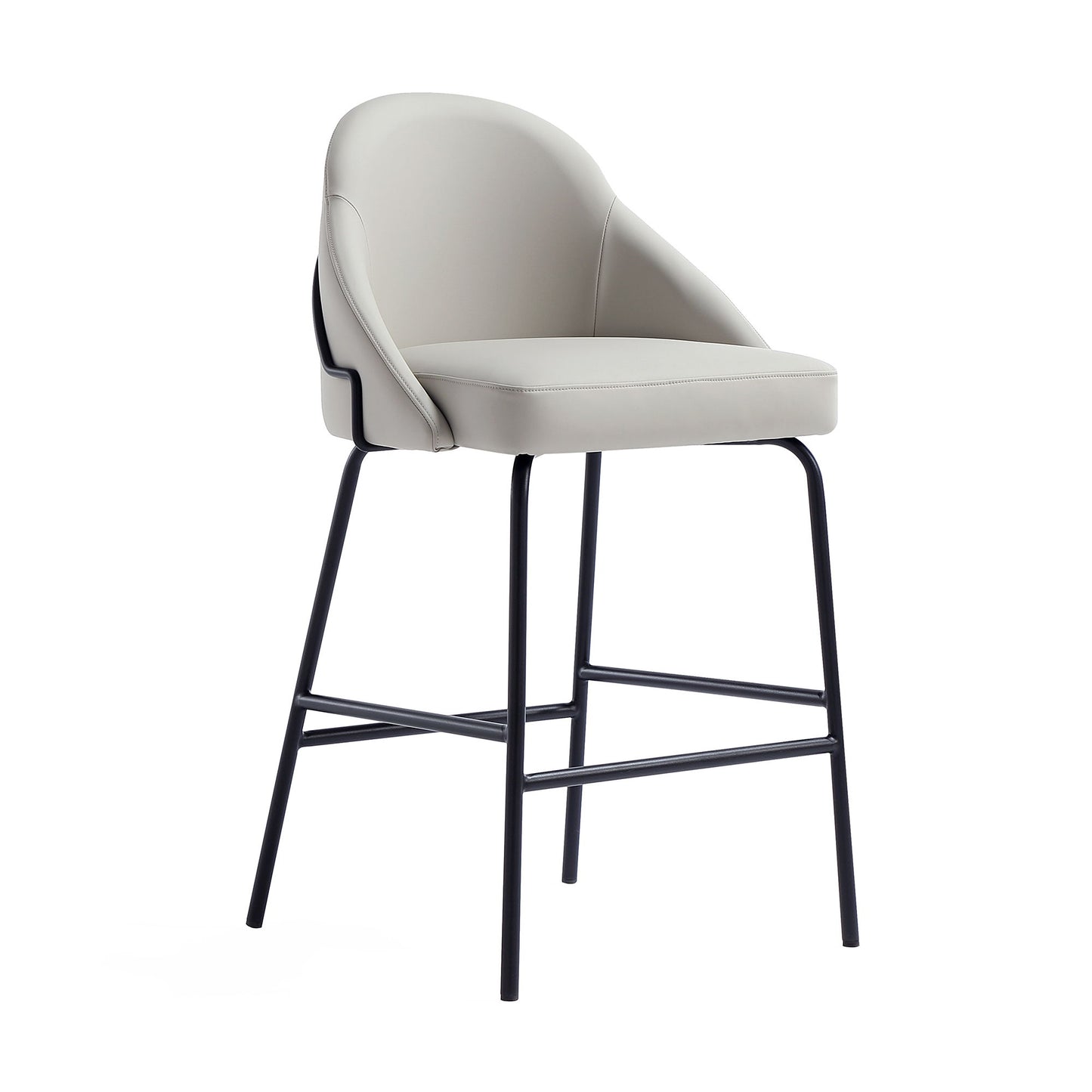 Manhattan Gracie - Counter Stool With Black Base