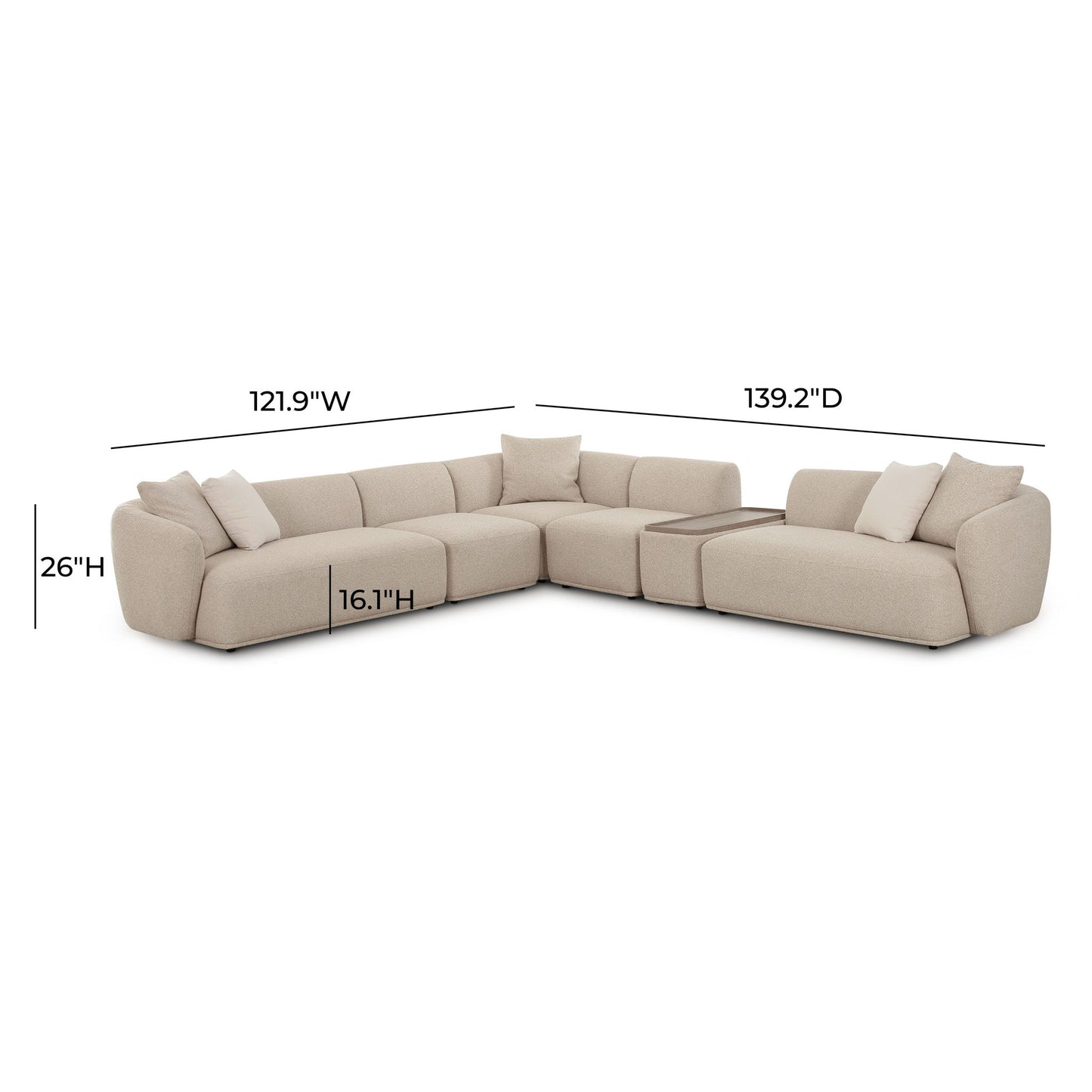 Sylvie - Chaise Sectional