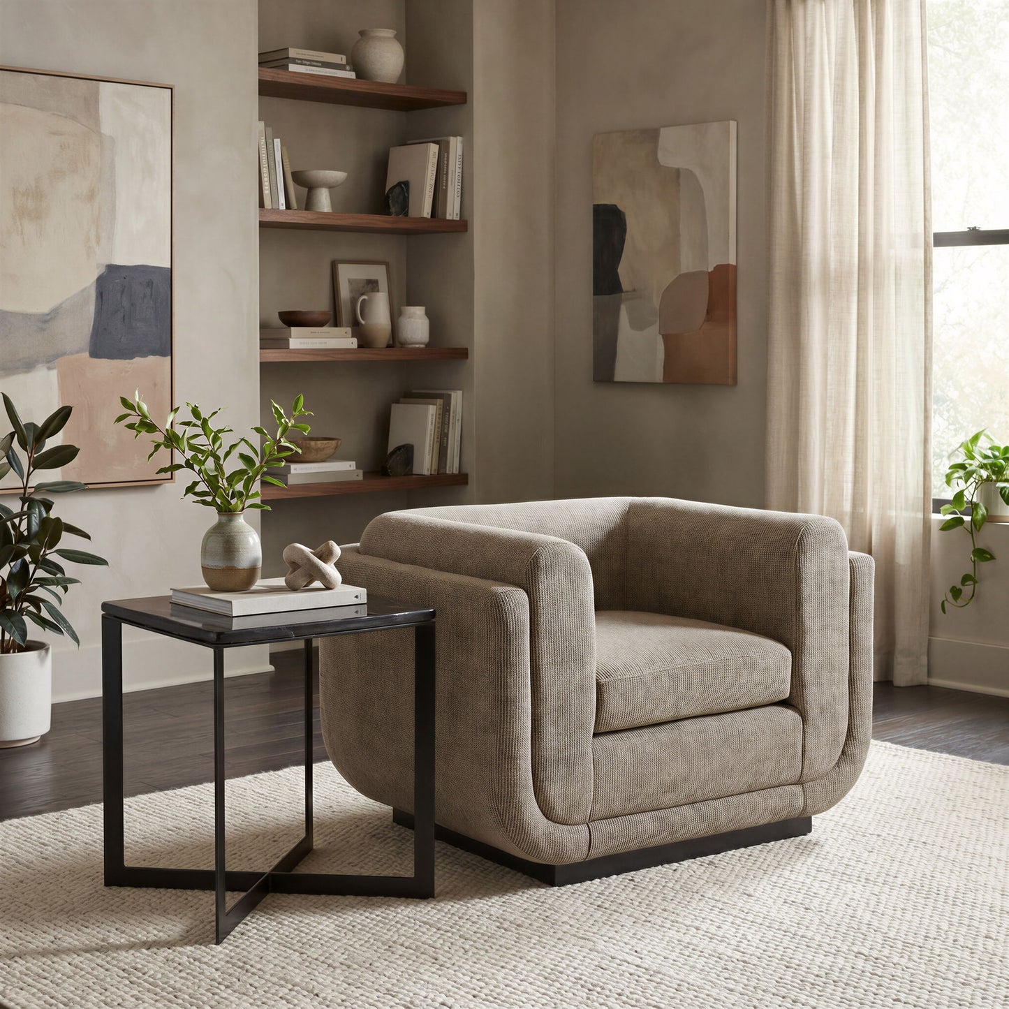 Mysa - Side Table - Black