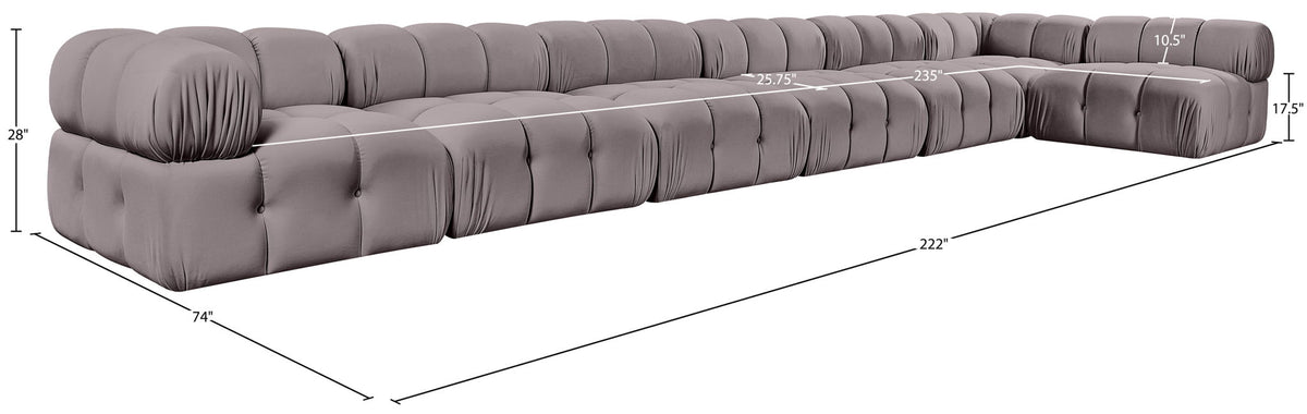 Orin - 7 Piece Modular Sectional (5 Modular Chairs, 2 Corner Chairs)