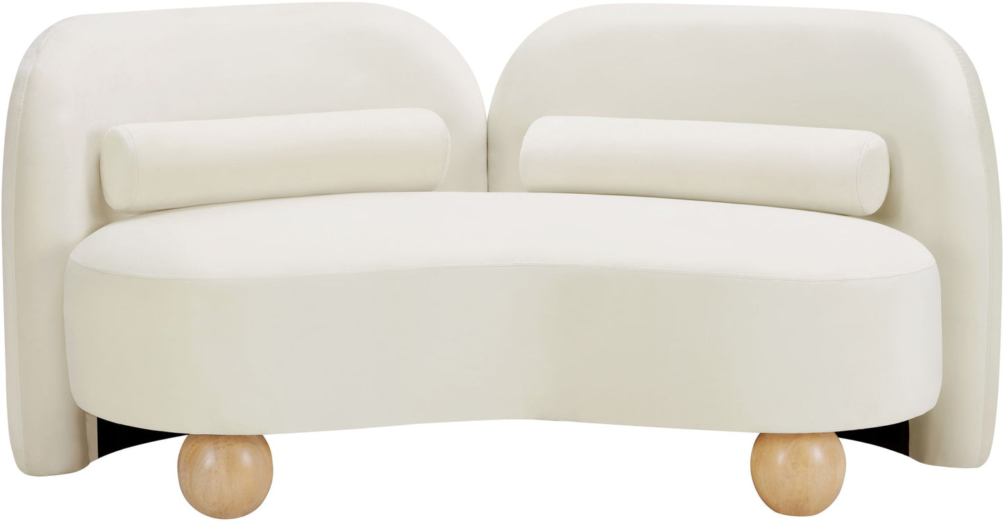 Daphne - Velvet Loveseat