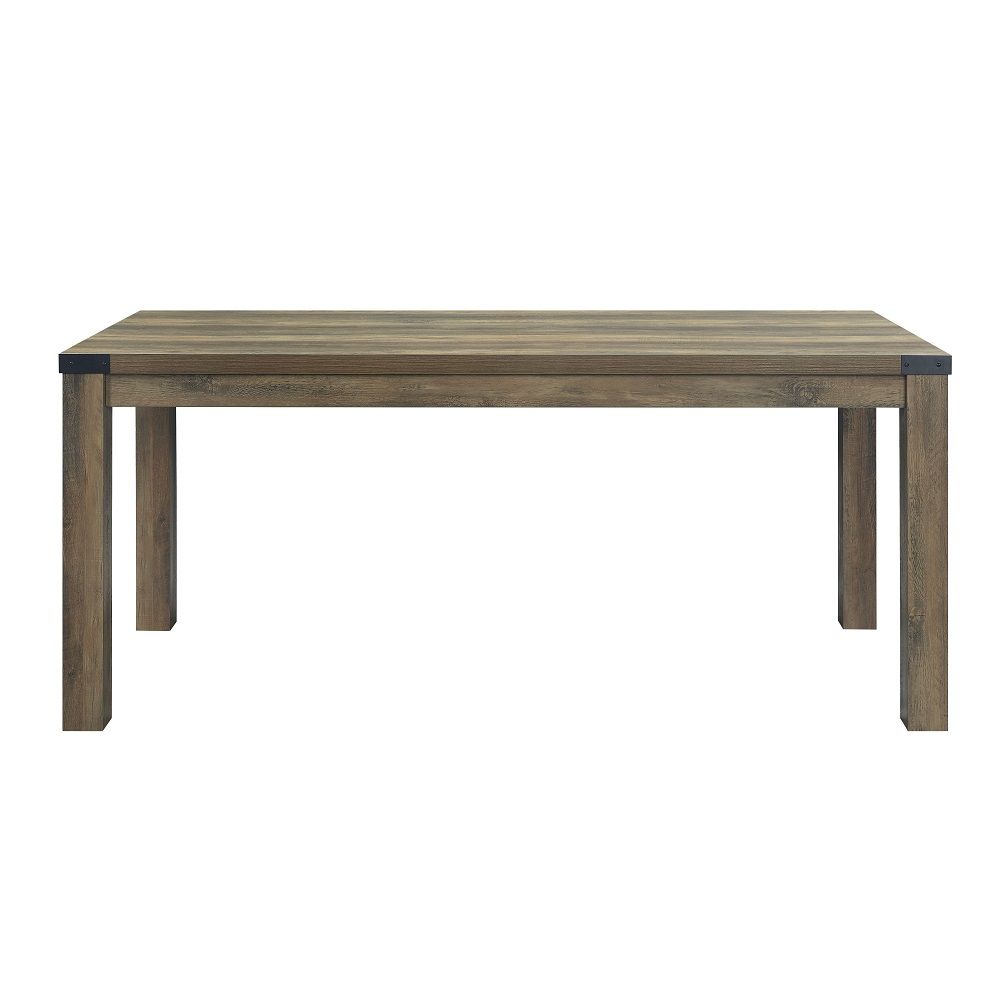 Abiram - Dining Table - Rustic Oak