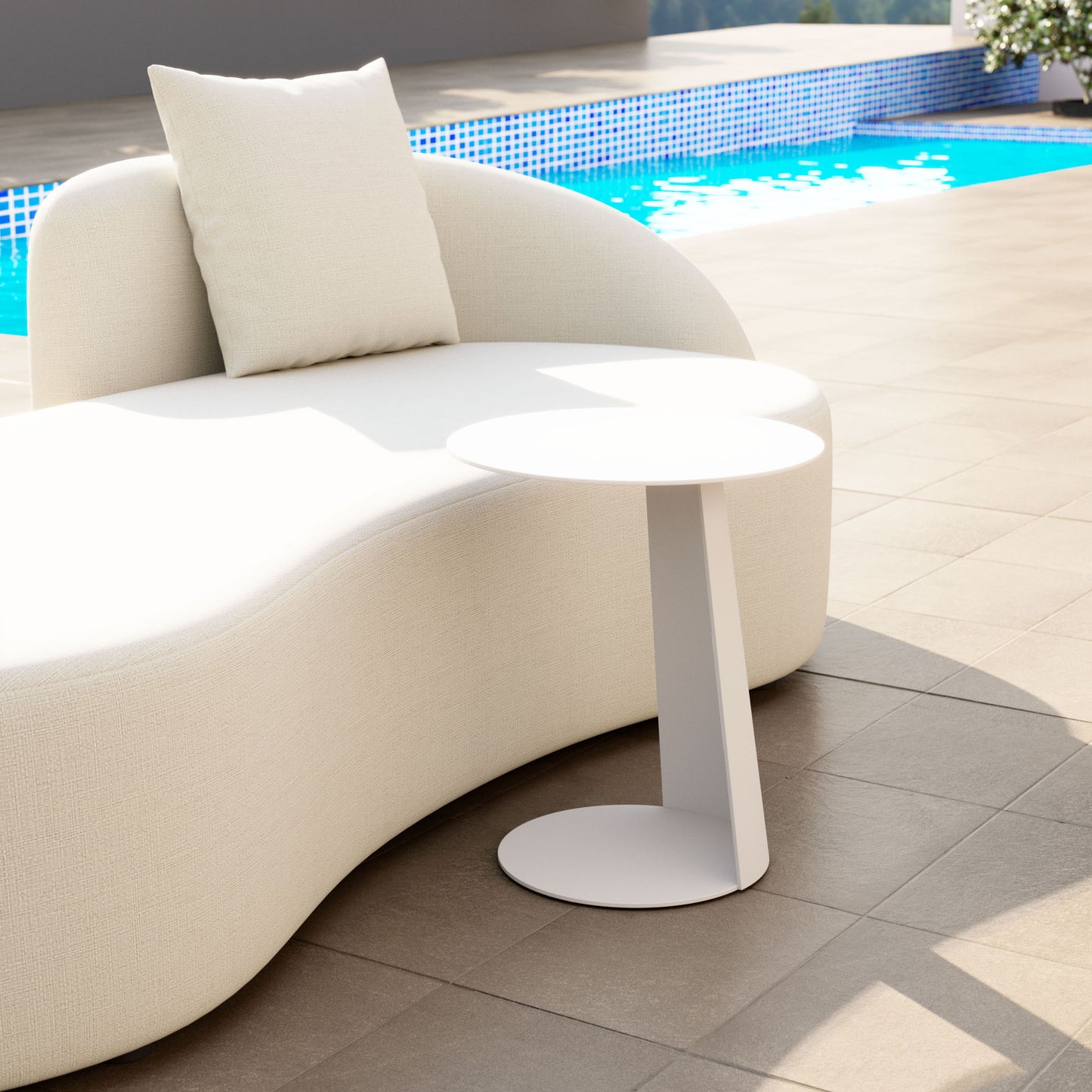 Sunny Isles - Side Table - White