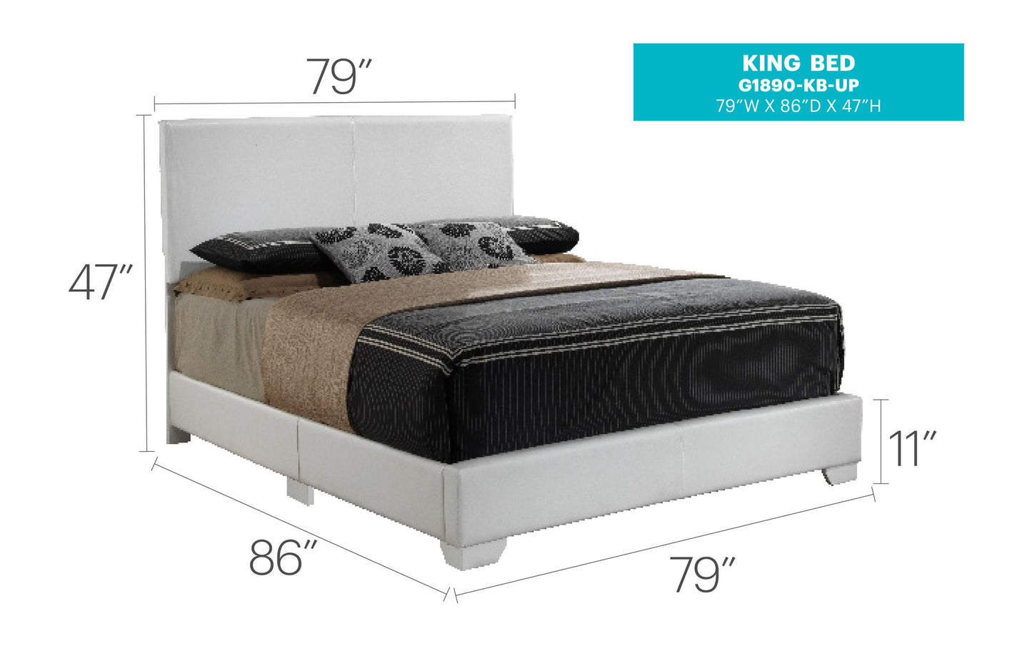 Glory Furniture - Aaron - Bed