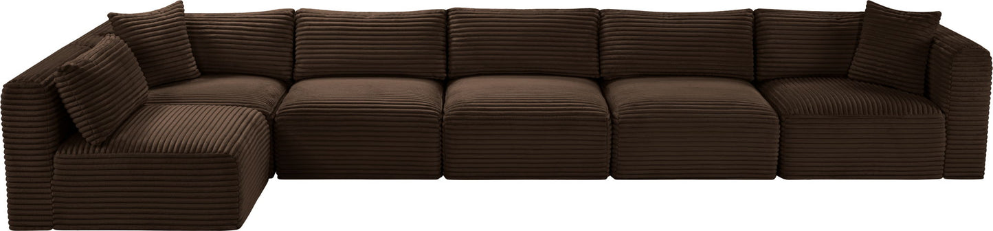 Shaggy - 6 Piece Modular Sectional