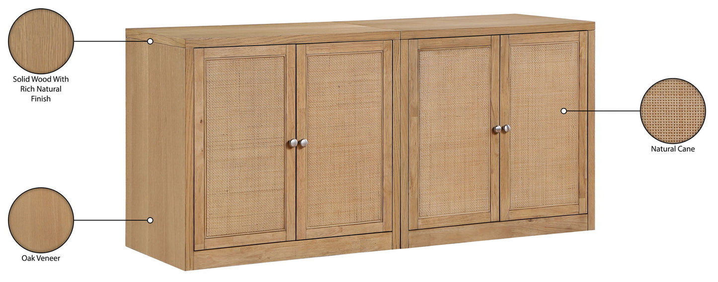 Vero - Solid Wood And Oak Venee Sideboard/Buffet