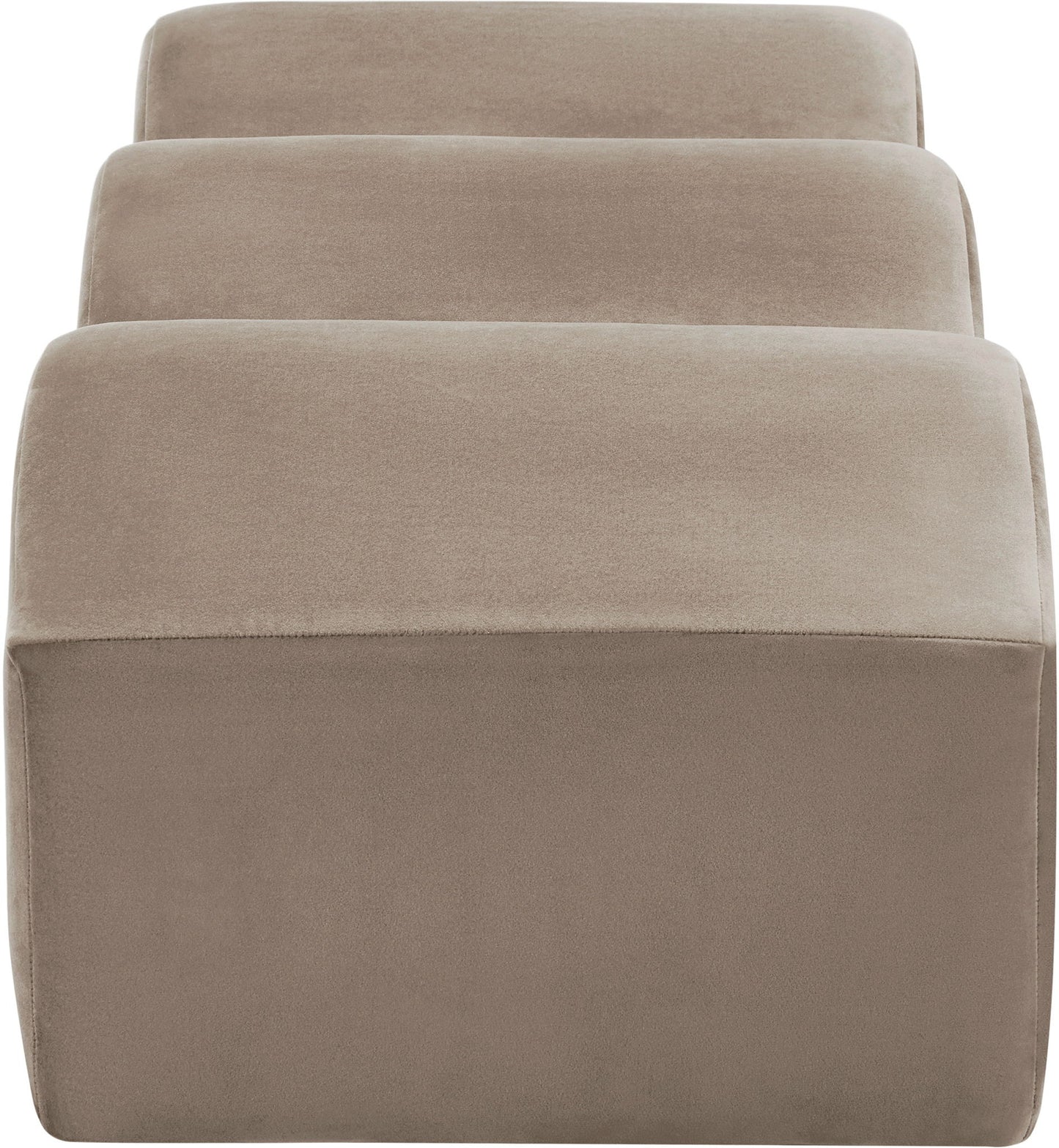 Wave - Velvet Bench