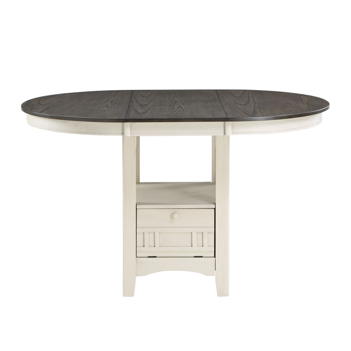 Junipero Round/Oval Counter Height Table with Storage Base
