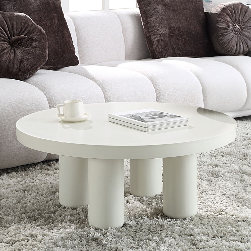 Sanat - Coffee Table - White