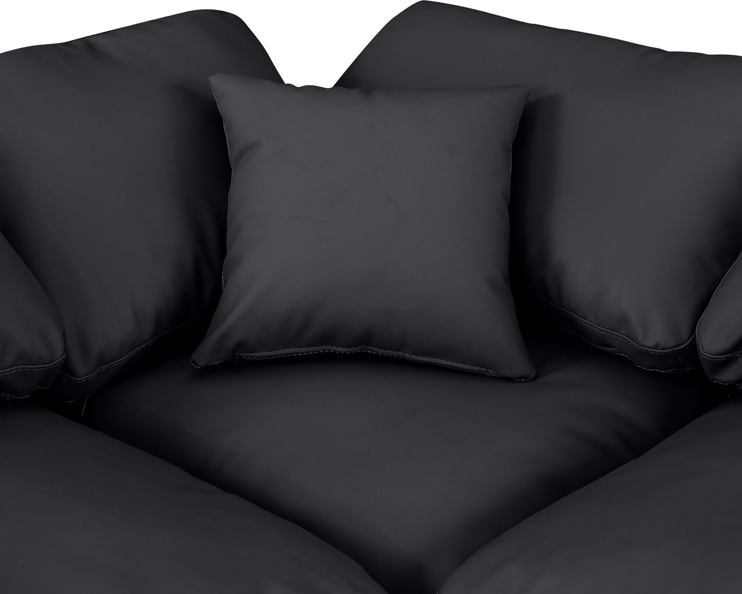Indulge - Faux Leather 5 Piece Modular Corner Sectional