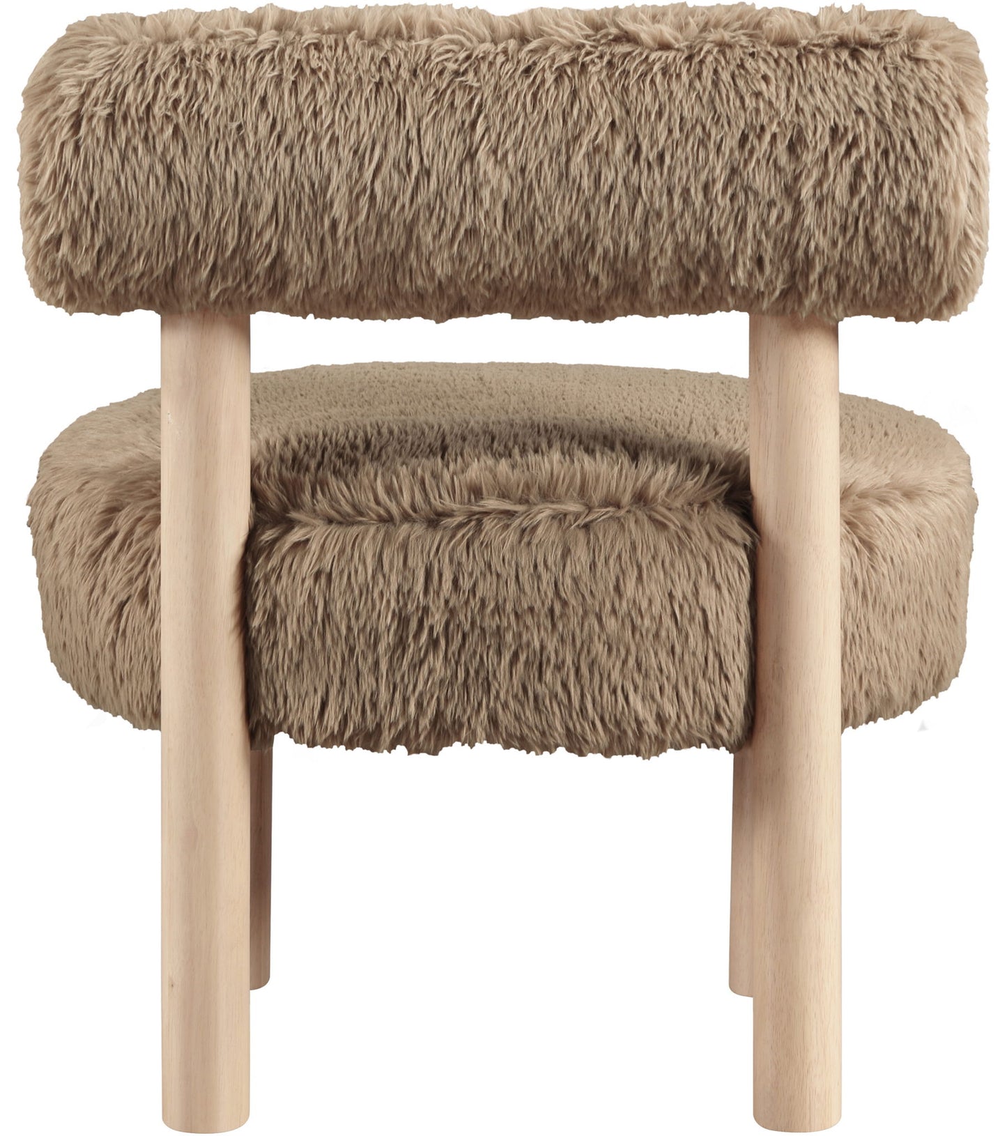 Ambre - Shearling Fabric Accent Chair