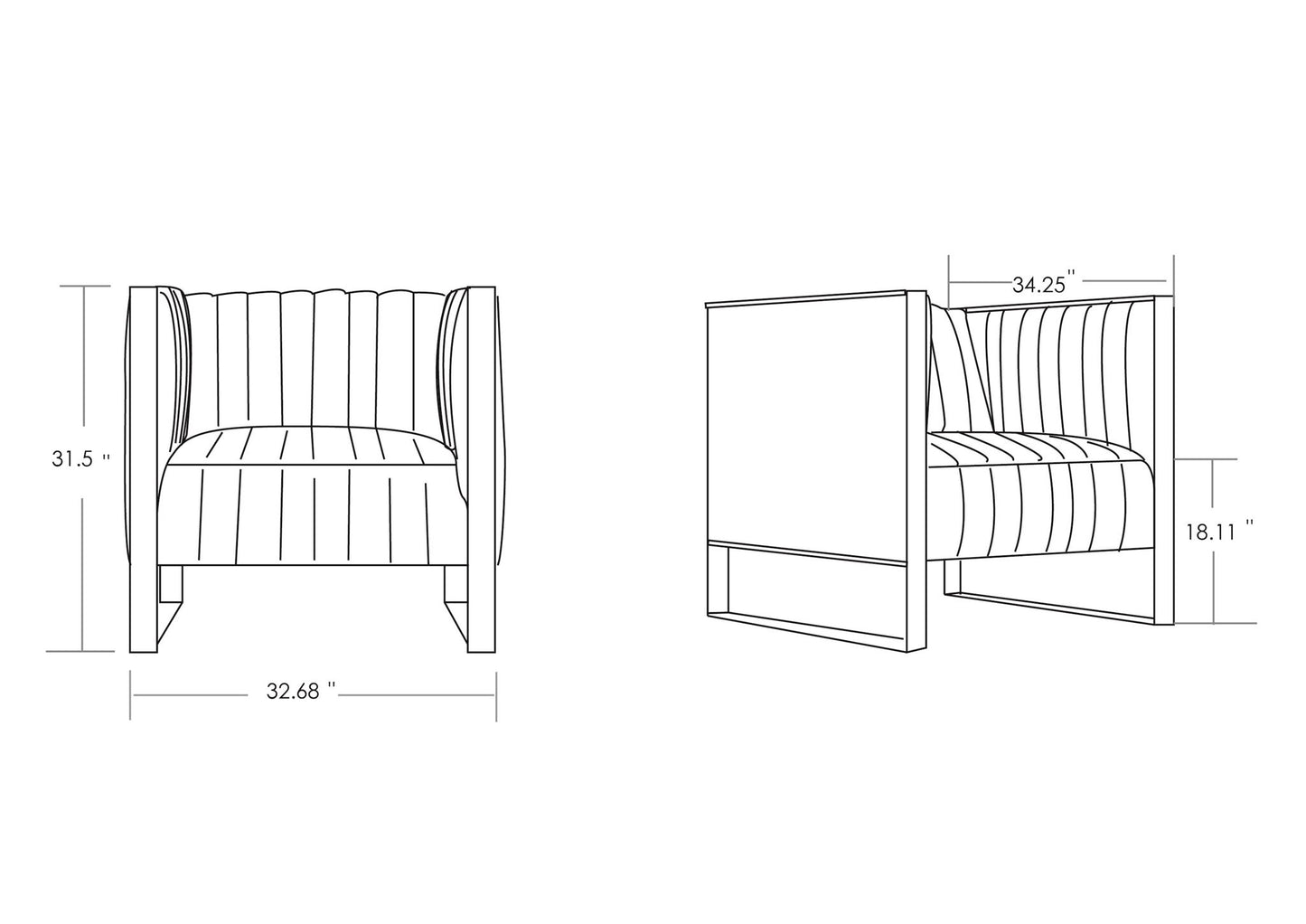 Manhattan Trillium - Lounge Chair