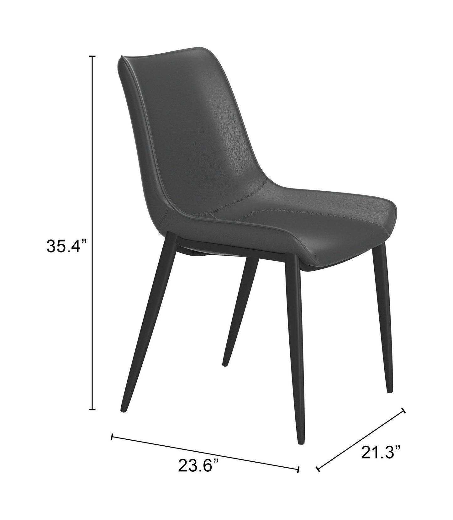 Magnus - Dining Chair (Set of 2) - Black