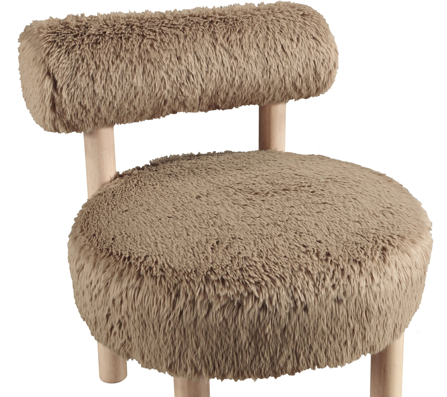 Ambre - Shearling Fabric Accent Chair
