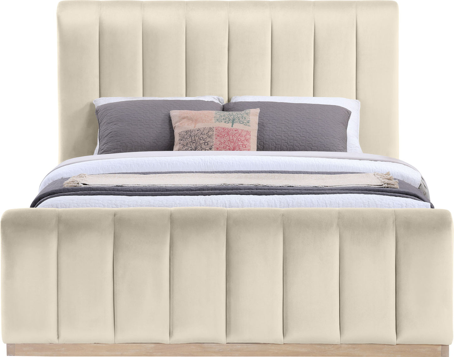 Amara - Velvet Bed