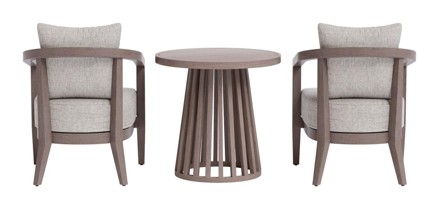Viola - Patio Seating Set - Brown