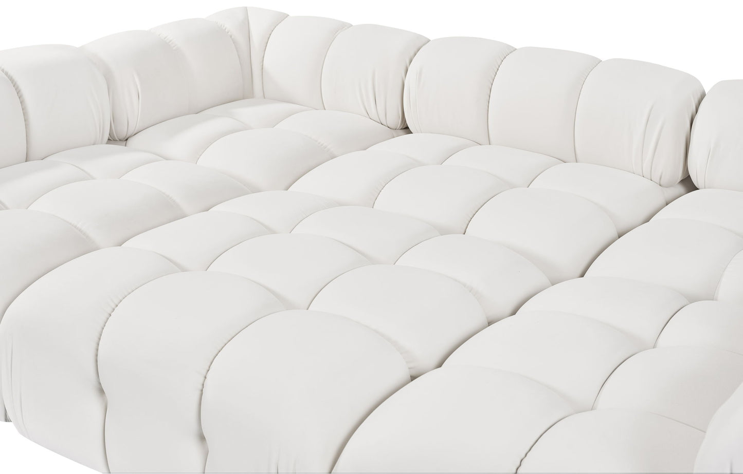 Orin - Velvet 6 Piece Modular Sectional
