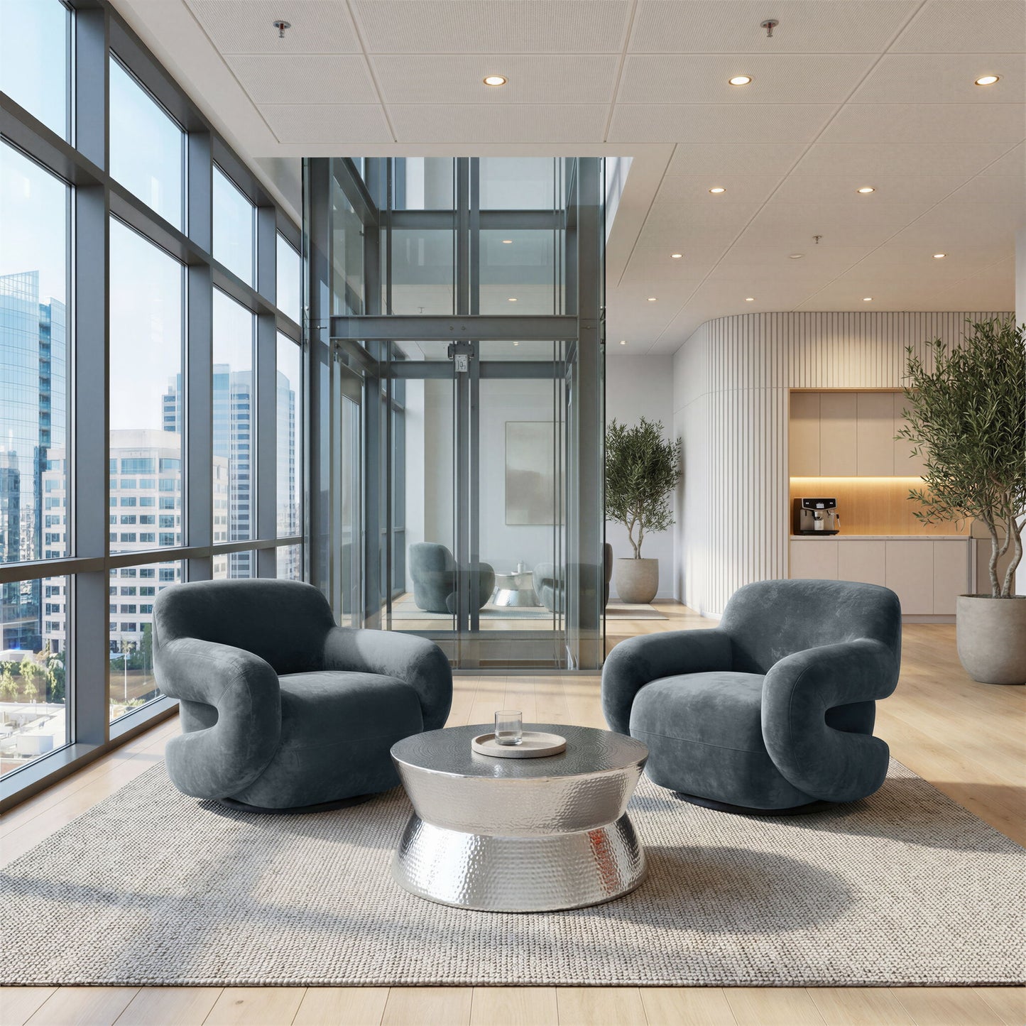 Boble - Swivel Chair - Storm Gray