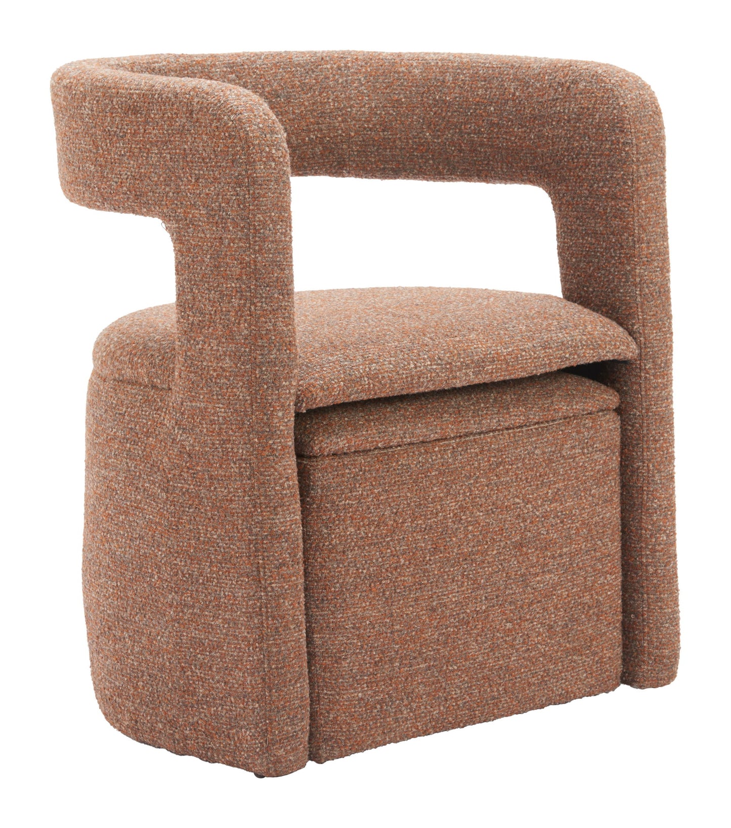 Atria - Accent Chair & Ottoman - Tawny Brown